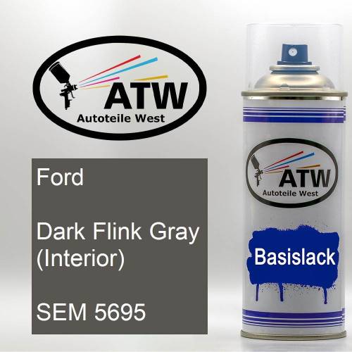 Ford, Dark Flink Gray (Interior), SEM 5695: 400ml Sprühdose, von ATW Autoteile West.